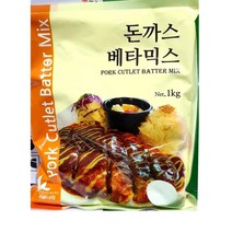 [더착한푸드]돈까스배터믹스(이슬나라 1K) 식자재마트 대용량 업소용 돈까스배터믹스, 1kg, 1개