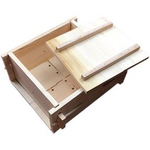 두부 금형 업소용 틀 목형 원목 누름판 치즈, 5호 틀(두부 8~10파운드)+두부 천