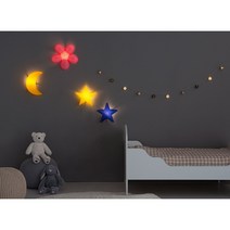 벽에 붙이는조명 아이방수면전등 신생아수유 튤립별달무드 국민 이케아, CRESCENT MOON 옐로우