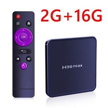H96 Max V12 스마트 TV 박스 블루투스 호환 4.0 셋톱 3D 비디오 포맷 홈 엔터테인먼트 무료 인터넷 검색, 02 2G 16G_04 Au 플러그