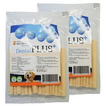 덴탈플러스 애견용 덴탈 껌 100g, 밀크맛, 2개