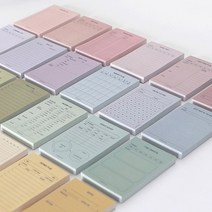 (메이크-어-메모) 메모패드 24종 메모 메모지, 24감사노트