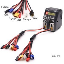 SKYRC T100 듀얼 5A 2X50W 밸런스 충전기 FPV 2-4S LiPo LiIon LiFe LiHV 배터리용 RC 드론 멀티로터 부품 Accs, T100 8 In 1_2_AU 플러그