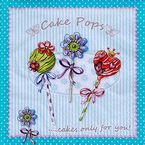 파스텔크래프트 ti-flair 냅킨아트 361620 Cake Pops 냅킨20매 33x33cm 785, 20매입, 혼합색상