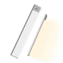 미지아 스마트 무선 led 센서등 자석 충전식 현관 계단 독서실 감지 조명, 233mm-화이트 빛