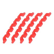 X AUTOHAUX 레드 고무 자전거 시프터 브레이크 케이블 하우징 프로텍터 라인 파이프 가드 4개, Red