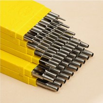 가죽공예키트 DIY 도구 공구 세트 구멍 펀치 원형 수제 벨트, 16.1-3-5mm (Total 3Pcs)