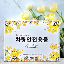 정확도 차량용 안전용품세트 자동차용품 소화기 불꽃신호기 선물세트 6종/8종, 차량용안전용품세트-2번-8종세트