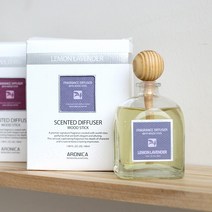 2개 우드스틱 디퓨저 60ml, 레몬라벤더, 화이트로즈