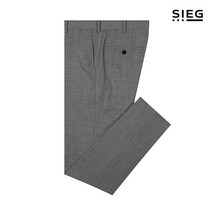파렌하이트 라이트 그레이 울 혼방 노턱 슬림 핏 팬츠 (PEPAD2271)