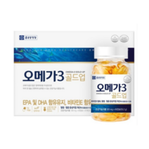 종근당 오메가3 골드업 3병 180캡슐 총 180캡슐 6개월분 오메가쓰리 혈행건강 개선 도움 수험생 직장인 온가족 노인 영양제
