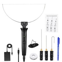 스티로폼절단기 자르기 칼 커터18W 3 in 1 Electric Styrofoam Cutter Cutting Machine Styro Foam Pen Por, 04 9pcs 4 in 1 EU Plug