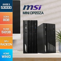 MSI 미니 DP20ZA R3-5300G 윈도우10, R3-5300G/메모리 8GB/SSD512GB, 윈도우10 홈