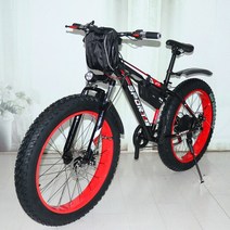 전기자전거 1000w 1000W 2000W 전원 산악 자전거 리튬 전기 48V 20Ah eBike 스노우 모빌, [02] 1000W 48V 20AH, 한개옵션1