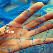 고라니망 울타리망 노루망 동물방지망 경계망 지주대 멧돼지 울타리2m 너비 블루 그물 새, 2m x 20m