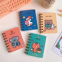 캐릭터 무지 미니수첩 1개, 곰, 곰