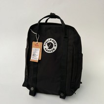 피엘라벤 칸켄가방 FJALLRAVEN 방 하이 여행 방수 여성 캐주얼 포그 레인보우 아트, 블랙