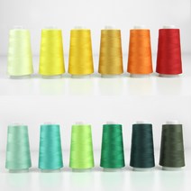 JSTrading 유니크 프리미엄 OWL 코아사 2300m 무형광 45수2합 미싱실 재봉실 1p, 14 레드