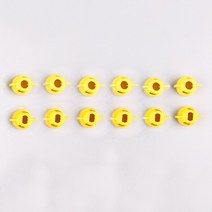 농업용 방재 드론 12 pcs licheng 스프레이 노즐 방제 농약 헬기 입제 살포기, 1025 플랫 캡 브라운