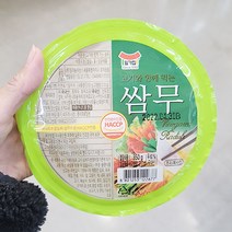 고기와 함께 먹는 쌈무 350G x 3개, 종이박스포장