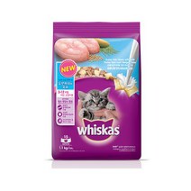 위스카스 전연령용 고양이 주니어 오션피쉬 건식사료, 생선, 1.1kg, 3개