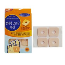 해피피트 발바닥굳은살쿠션, 발바닥굳은살쿠션4매, 2개, 1개