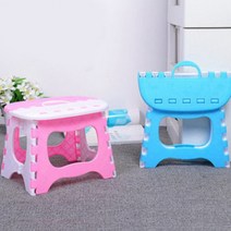 W7C2155P 튼튼한 감독의자 접이식 낚시의자 보조 의자 캠핑의자 발판 간이의자 간의의자 휴대용 발디딤대, 핑크