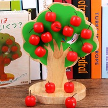 [바보사랑] 사과나무 숫자교구 셈셈수놀이 수학보드게임 수학게임 숫자게임 유아 수학보드게임, 상세 설명 참조