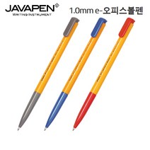 자바 e오피스볼펜 1.0mm 12개입, 청색