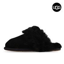 어그 UGG 스커프 여성 겨울 방한 털슬리퍼 1122750-BLK