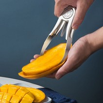 망고 필링 나이프 스테인레스 스틸 주방 도구 액세서리, 그림 보기