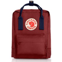 Fjallraven Kanken 세련된 디자인의 클래식 가방 워터프루프 디자인 7L/16L/20L 성인 및 어린이용 Ox 레드 네이비 멜빵