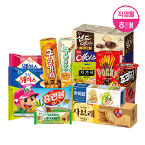 해태 인기비스켓 6+6 골라담기! 총12개 구운감자/사브레/자가비/에이스/홈런볼/초코픽, 에이스 찐초코 68g 6개☆A48 06_칼바 카야버터