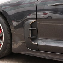 USK 스팅어 에어덕트 카본랩핑 데칼스티커 실외 기스방지 포인트 드레스업 익스테리어 용품, U_유광블루카본