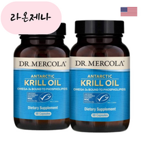 닥터머콜라 남극 크릴 오일 보충제 60캡슐 X2병 60일분, 1개, 기본, 60정