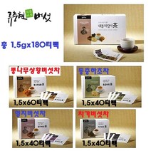 내몸지킴이 버섯차세트 뽕나무상황버섯차+동충하초차+영지버섯차+차가버섯차 음료 차류 1.5gx90티백 180티백, 1.5gx180티백