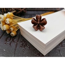 고무 도장 아트 풀솜 카드 보드지 특수지 디자인 페인팅 핸드메이드 서예 엽서 DIY 4256979389, 책갈피 사이즈 (10 장 /형세 5×