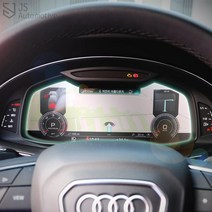 JS automotive 아우디Q7 계기판 액정 지문 자국 기스 스크래치방지 보호 필름 스킨 차량 실내 인테리어 악세사리 튜닝 몰딩 용품 전용, 차량한대분