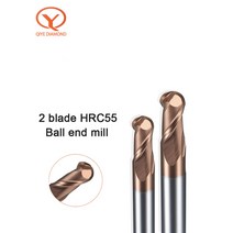 타일절단기 타일컷팅기 55도 볼 엔드 밀 cnc 밀링 커터 r1r2r3r4r5 카바이드 코팅 텅스텐 스틸 커터 2 블레이드 볼 엔드 밀링 커터, r8x32xd16x200, 35mm