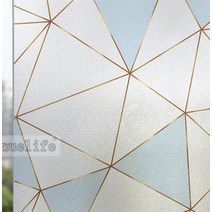 너비 30/40/50/70cm 유리창 스티커 모래창 화장실 불투명 차양 프라이버시 욕실 격자 프라이버시 막, 01