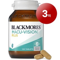Blackmores 와와마켓 호주산 직송 Blackmores 블랙모어스 마쿠 비전 플러스 60정 눈 시력 건강 관리 1팩, 3팩