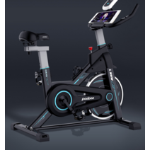 실내자전거 헬스사이클 유산소 운동 스핀 바이크, 화이트/럭셔리/전자시계탑재/스마트코스APP