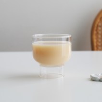 하니니키친 유리 고블렛 막걸리잔 2개 220ml