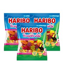 하리보 트로피프루티 100g Haribo Tropifrutti, 3팩