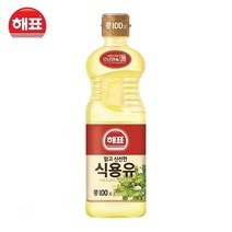 해표 콩기름 식용유 900ml (유통기한임박 2023년 11월), 1개