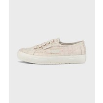 SUPERGA 2750 울 타탄 화이트 핑크