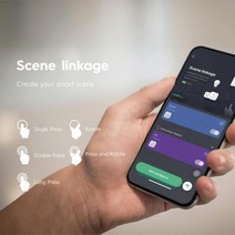 Tuya ZigBee 스마트 노브 스위치 무선 장면 버튼 컨트롤러 배터리 전원 홈 오토메이션 시나리오 라이프 App