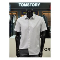 [톰스토리] [W몰 ] 시어서커 스트라이프 반팔 여름 셔츠 T192M2924A 29G3