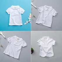 하티하엘 아동 여아 반팔 흰 티 블라우스 7종(당일배송)