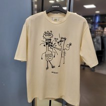 클라이드앤 클라이드앤 공용 바스키아 로고 반팔 티셔츠 FMBTS283U
